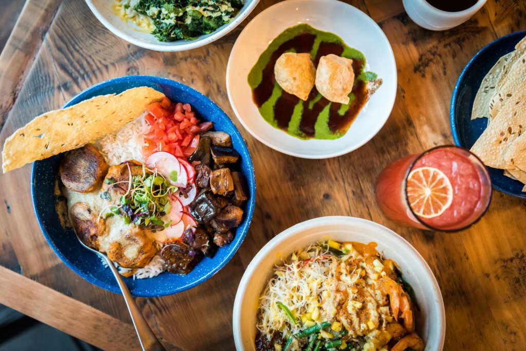 Food at RASA a New Indian Restaurants in DC