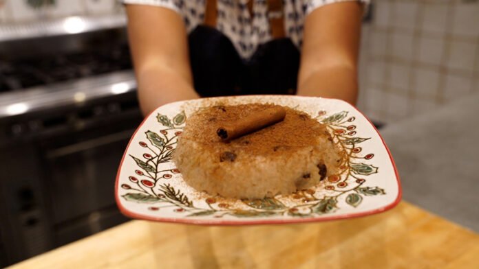 Arroz Con Dulce Plate
